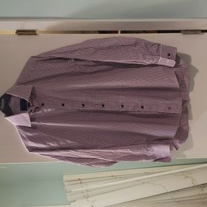 David Donahue Dress Shirt Trim Fit 16.5 34/35